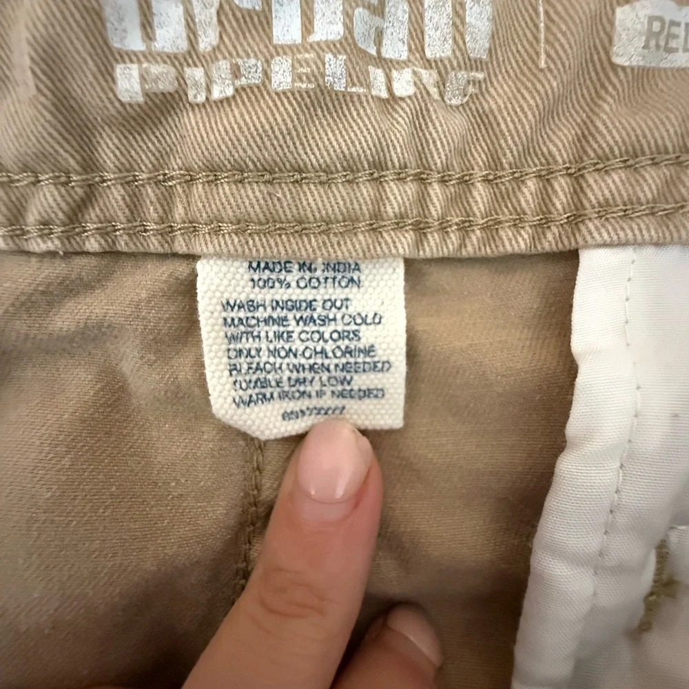 Urban Pipeline Relaxed Straight Leg Tan Pants